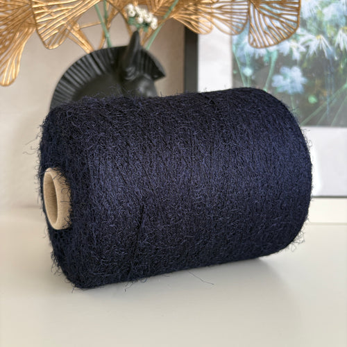 BIZARRE Cariaggi Konengarn Cashmere Silk Marineblau